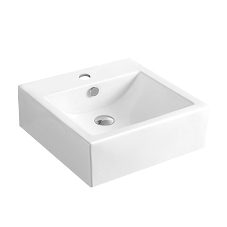 Sqaure Countertop Vanity Table Top Cabinet de salle de bain évier en céramique